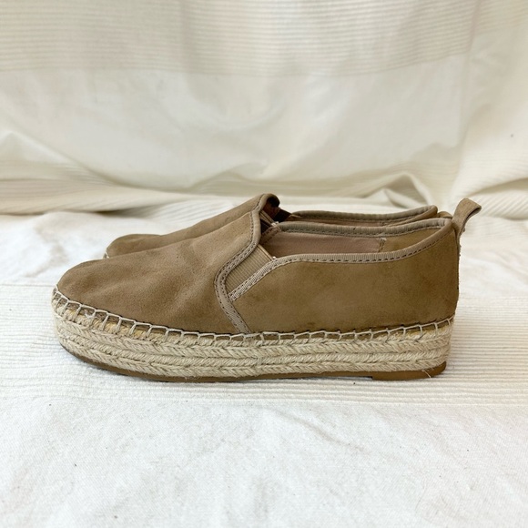 Sam Edelman Carrin Suede Espadrille Platform Slip-On Shoes - Picture 2 of 12